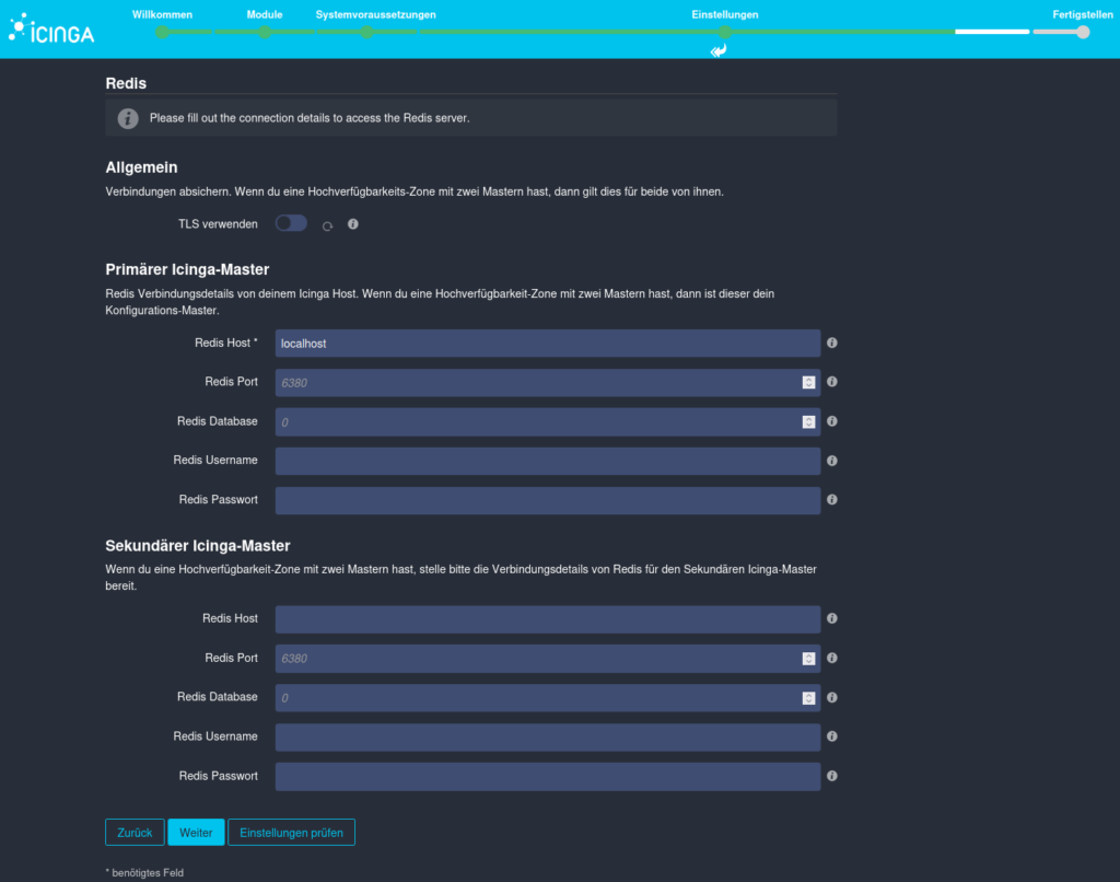 Für die Installation von Icinga DB-Web auf Ubuntu 24.04, werden nun die Redis-Informationen bereit gestellt.